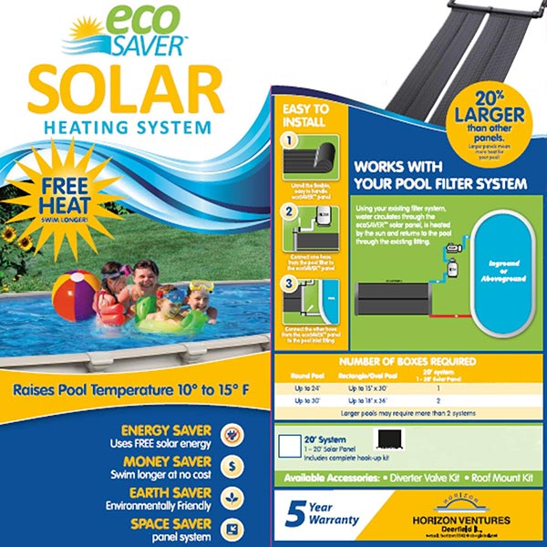 ecoSAVER Solar Heating Panel System - North Eastern Pool u0026 Spa