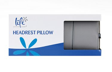 Grey Spa Headrest Pillow